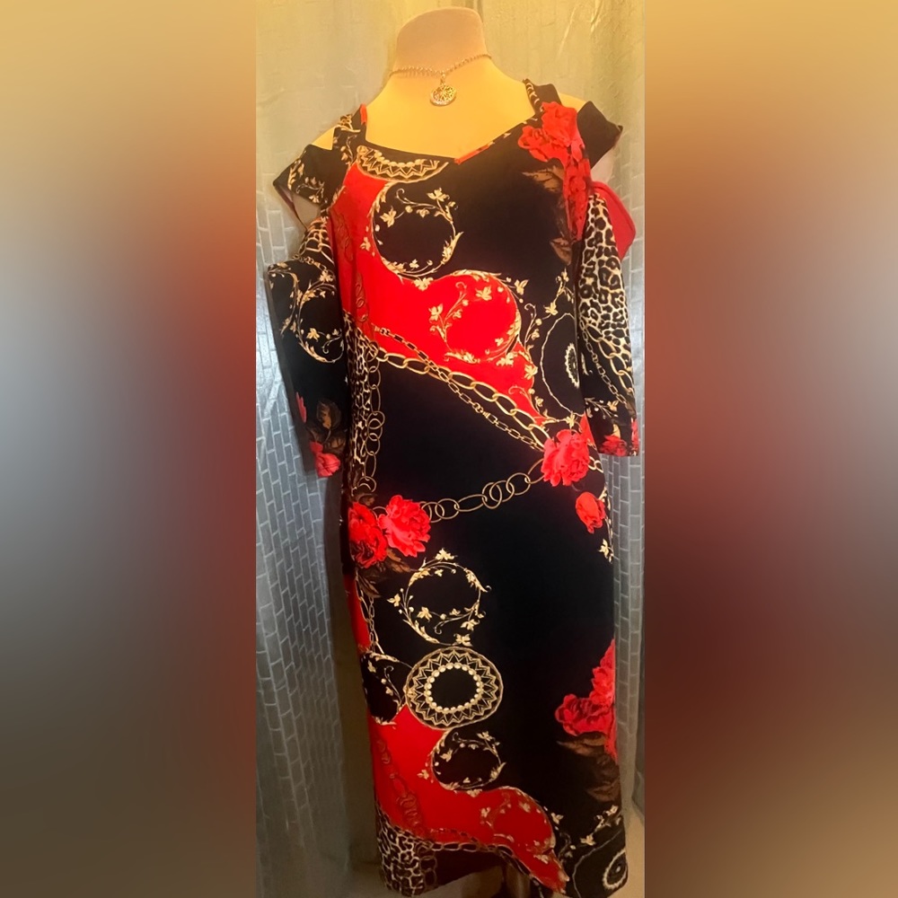 Bold Elements Floral Dress L - Picture 3 of 9